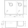 Мойка OMOIKIRI TADZAVA 58-2-U/IF-IN-L 4993774
